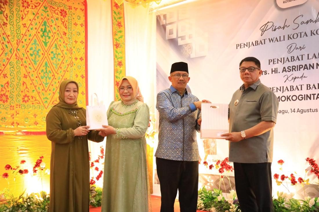 Pemerintah Kota Kotamobagu Gelar Pisah Sambut Penjabat Wali Kota dari Dr. Drs. Hi. Asripan Nani, M.Si. ke Abdullah Mokoginta, S.H., M.Si.