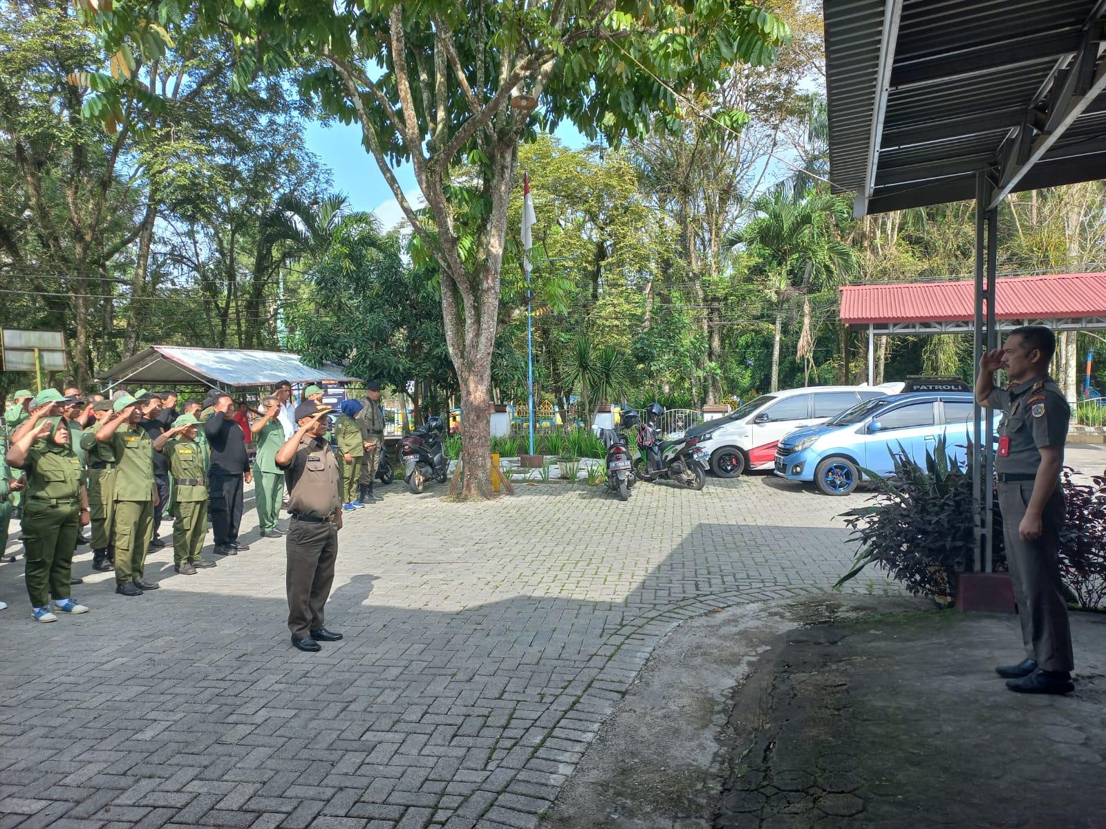 Apel Siaga dan Pengukuhan Linmas Se Kota Kotamoabagu