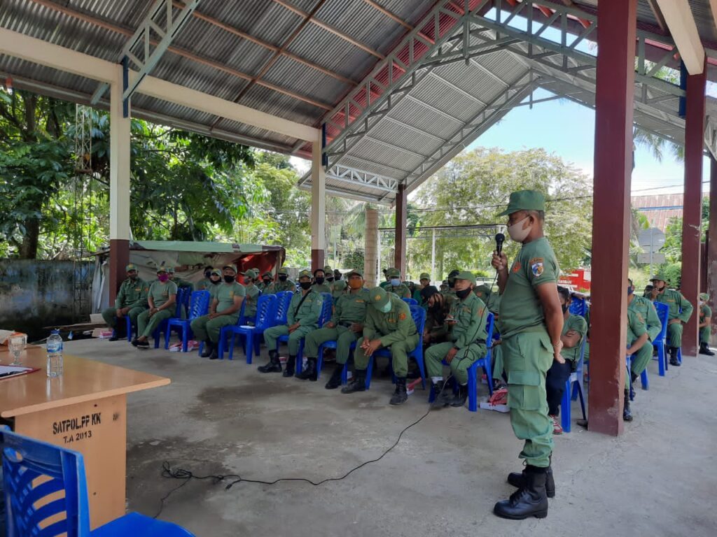 Satpol PP Kotamobagu Gelar Pelatihan Penanggulangan Bencana Bagi Satlinmas se Kotamobagu