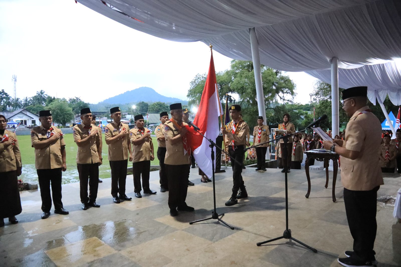 PELANTIKAN KETUA MABICAB GERAKAN PRAMUKA KOTAMOBAGU MASA BAKTI 2023-2028
