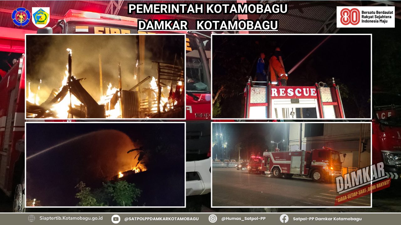 DAMKAR KOTAMOBAGU SIAGA KEBAKARAN