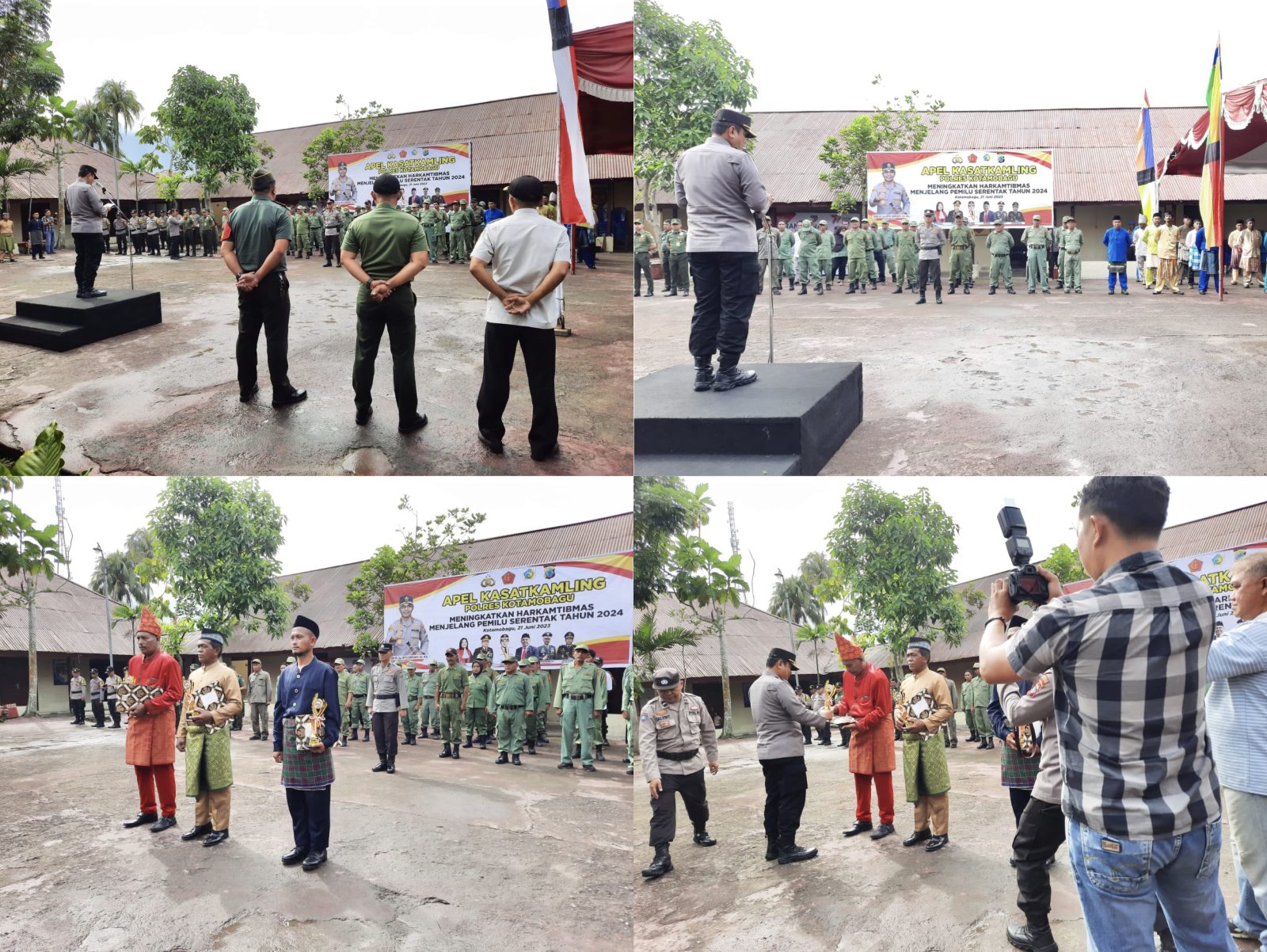 Apel Kasatkamling Polres Kotamobagu