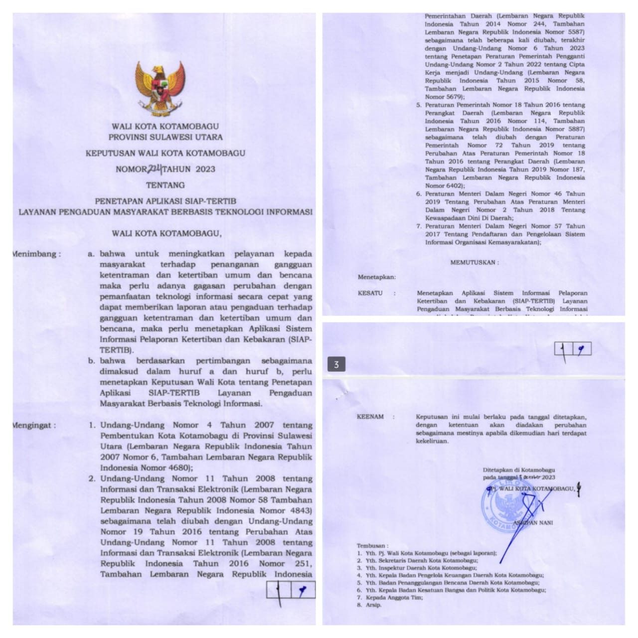 SK APLIKASI SIAP TERTIB