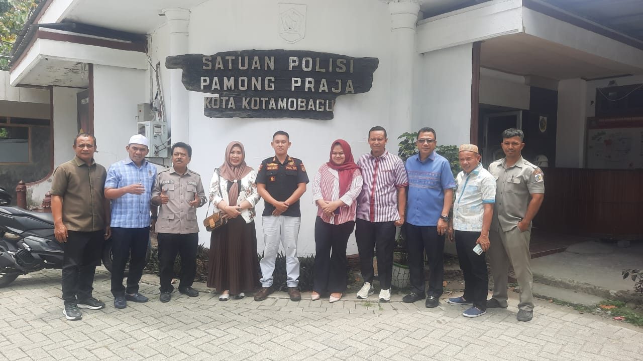 SATPOL PP TERIMA KUNJUNGAN KERJA DPRD KOTA GORONTALO