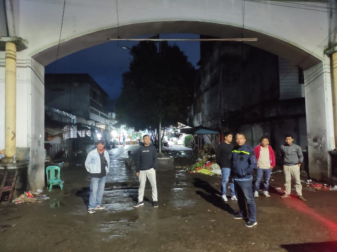 SATPOL-PP KOTAMOBAGU PATROLI PENGAWASAN AREA PASAR 23 MARET