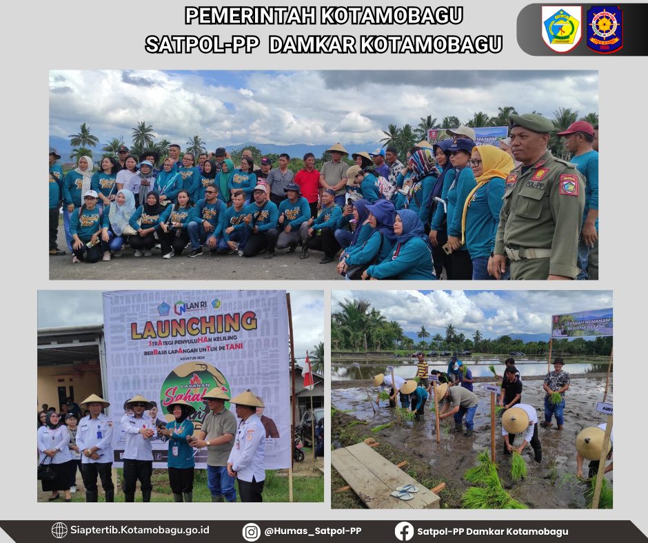  SATPOL PP KOTAMOBAGU  LAKUKAN PENGAWALAN  DAN  PENGAMANAN PJ.WALIKOTA KOTAMOBAGU 