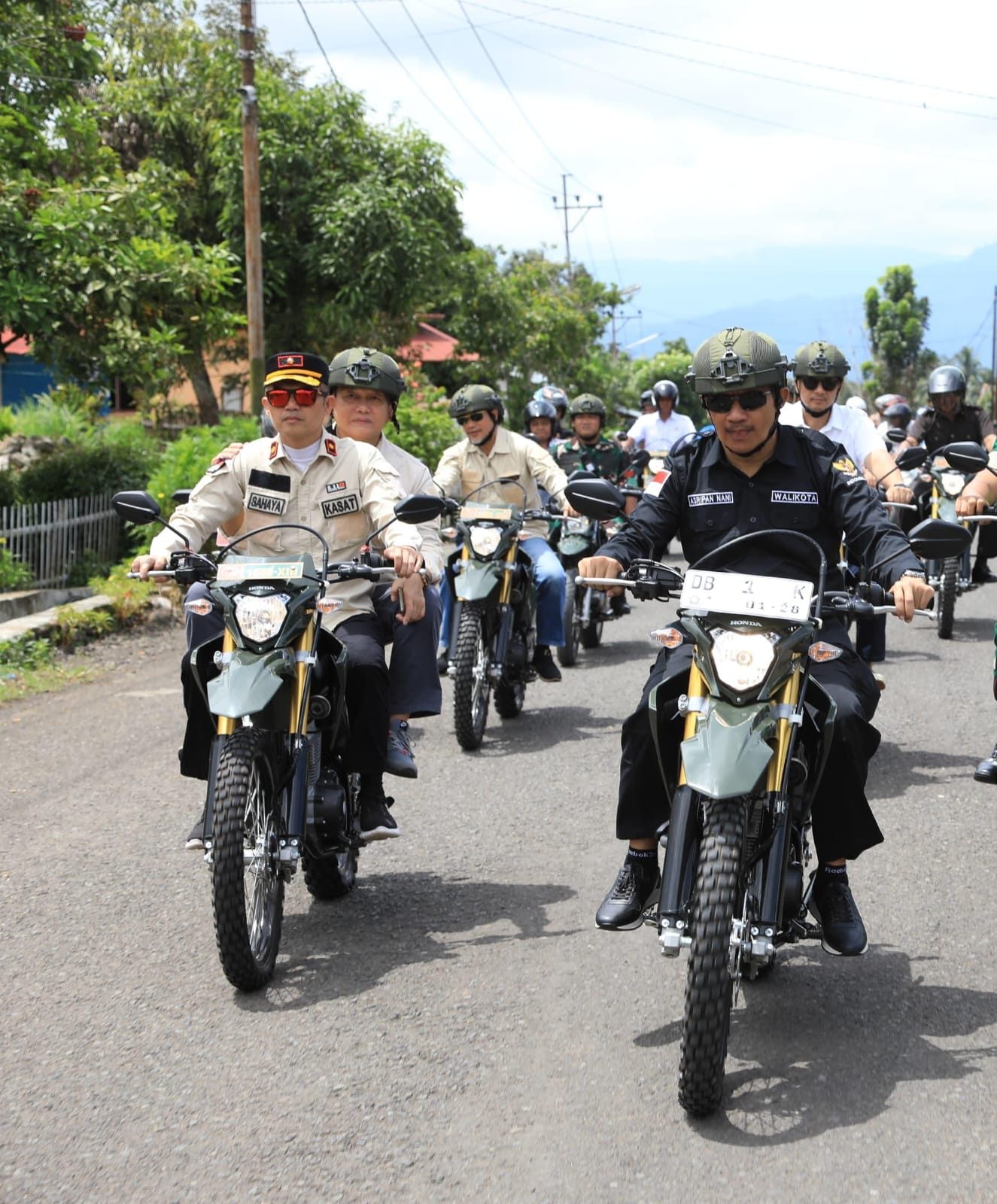 FORKOPIMDA KOTAMOBAGU PATROLI PANTAU SITUASI KEAMANAN PEMILU