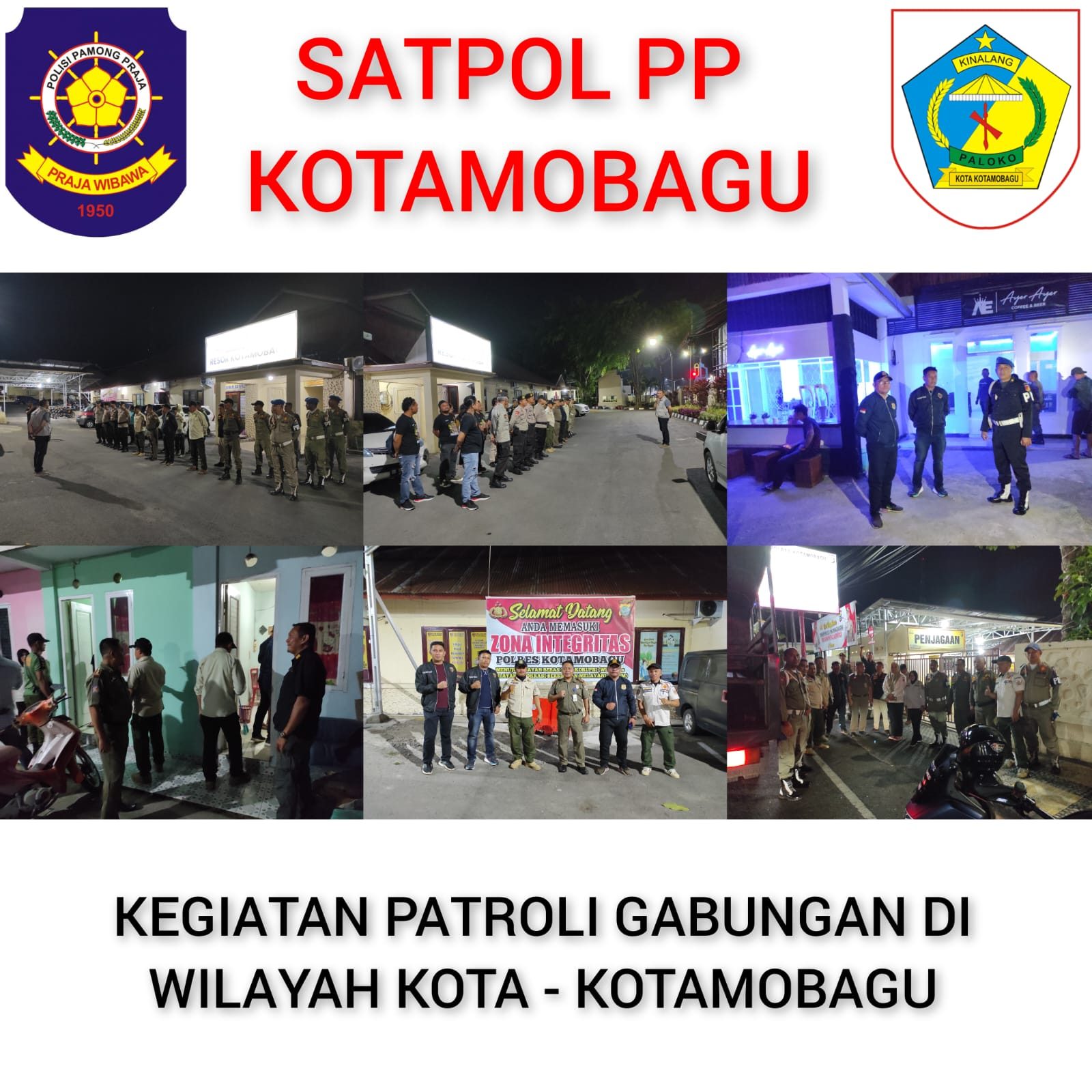 Penegakkan Perda dan Perkada Oleh Tim Terpadu Di Wilayah Kota Kotamobagu