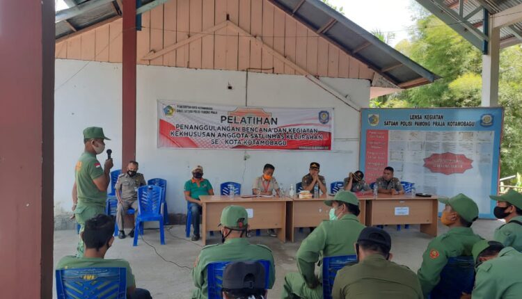  Kotamobagu Satpol PP Kotamobagu Gelar Pelatihan Penanggulangan Bencana Bagi Satlinmas