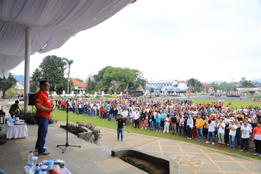 Pj. Wali Kota Kotamobagu, Abdullah Mokoginta Membuka Rangkaian Kegiatan HUT ke-79 Kemerdekaan Republik Indonesia