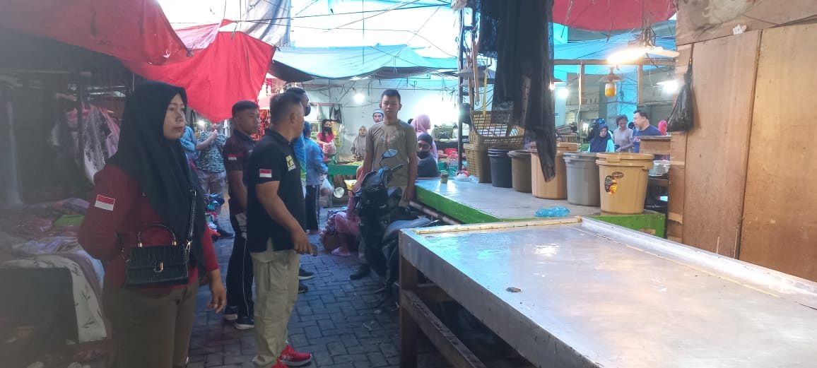 SATPOL-PP KOTA KOTAMOBAGU PATROLI PENGAWASAN AREA PASAR 23 MARET