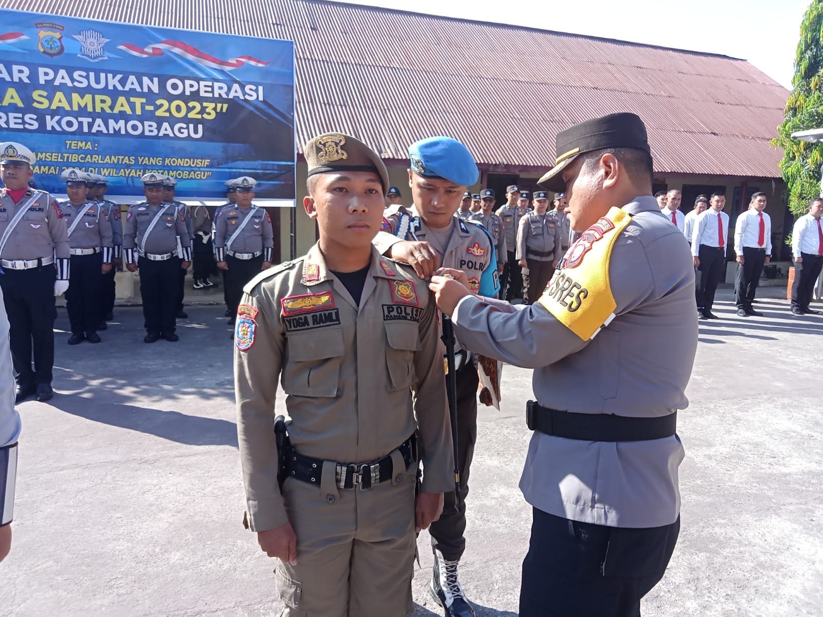 Apel Gelar Pasukan Operasi Zebra Samrat 2023.