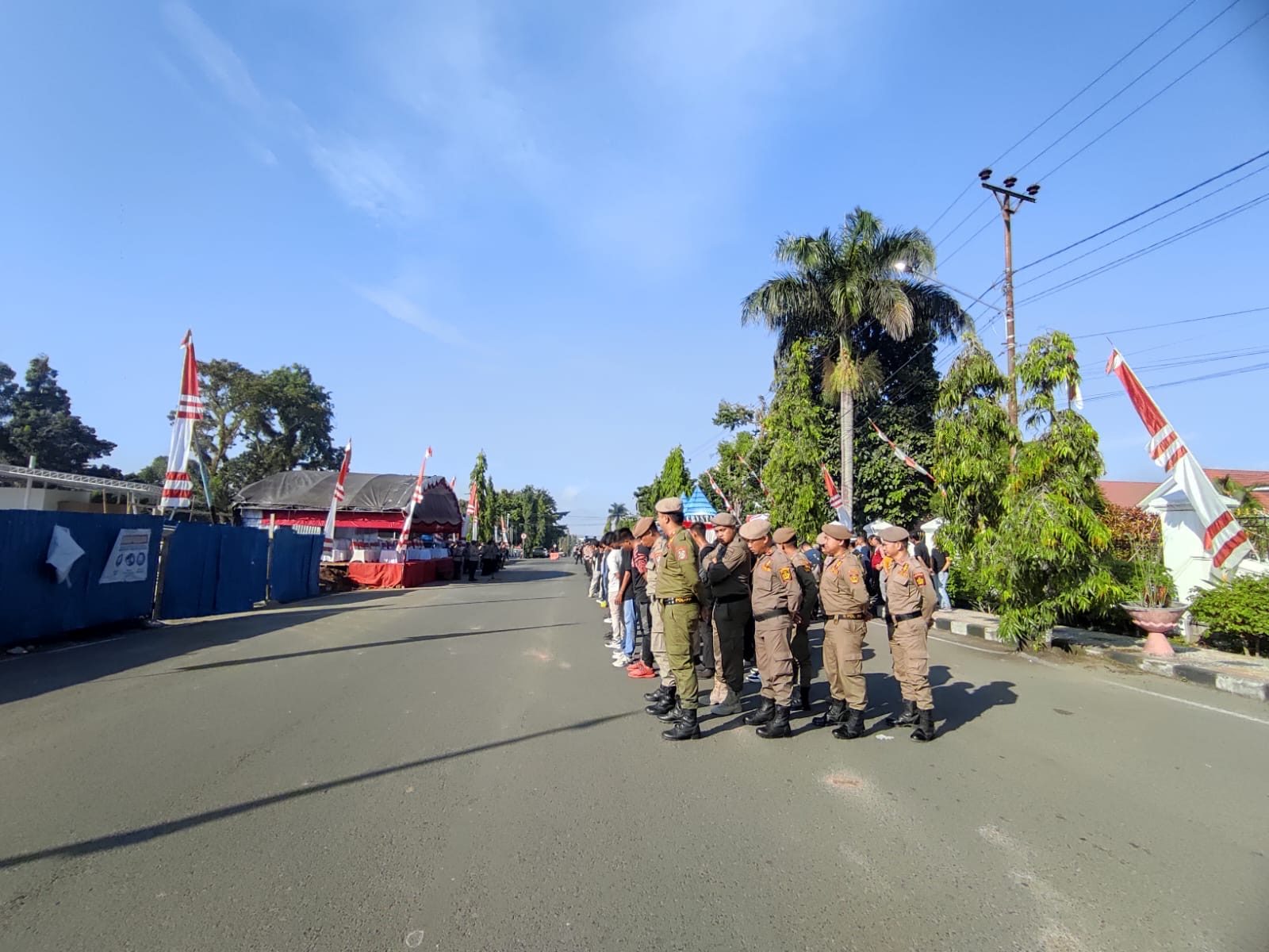 SISPAM KOTA POLRES KOTAMOBAGU DALAM RANGKA KESIAPAN OPERASI MANTAP BRATA TAHUN 2023/2024