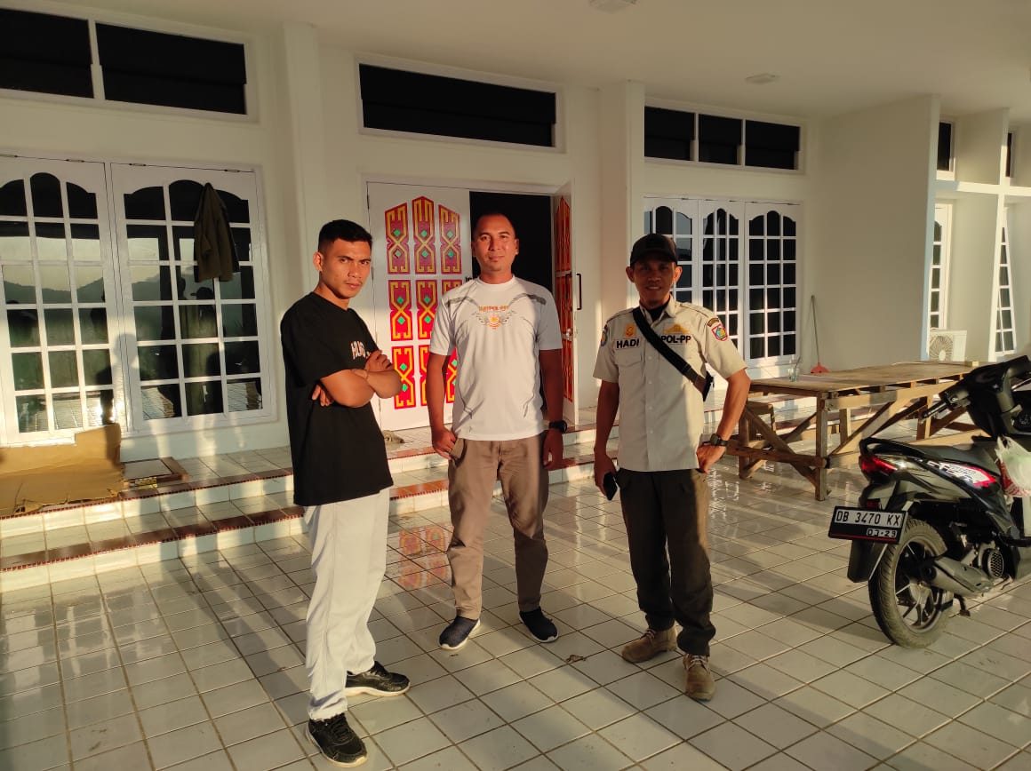 Patroli Pengecekan Rumah Dinas Ilongkow