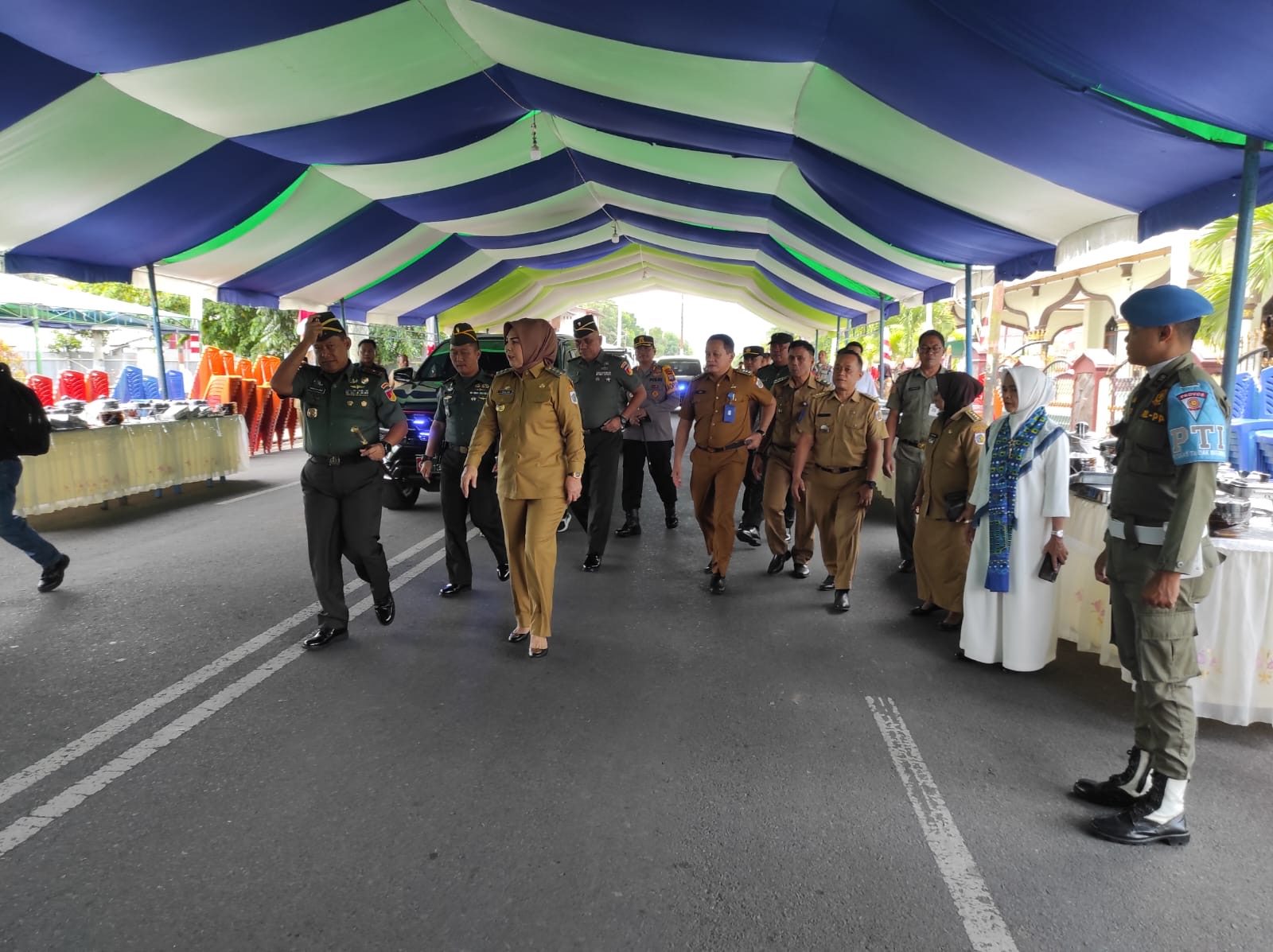 PAM Pengamanan pada Kegiatan Pelantikan Pengurus Daerah Wanita Islam (WI) Se Provinsi Sulawesi Utara.